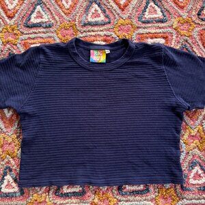 Big Bud Press Cropped Honeycomb Tee XXS
